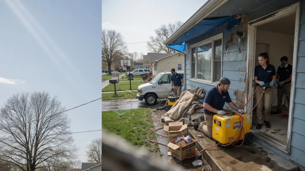 Basement Flood Cleanup in Elsah, IL near me